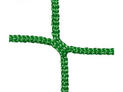 Sieť na bránky, na mieru, hrúbka PP 3 mm, oká 100 mm, zelená