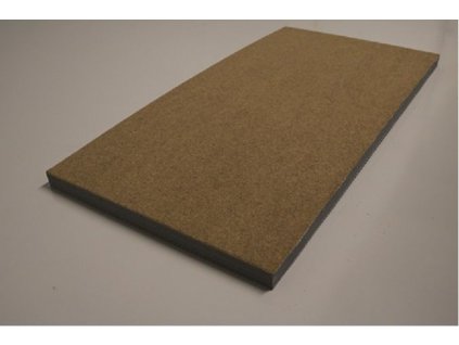 Ľahká podložka S Mini-line 100x50x4 cm, PE, velúr, žltá