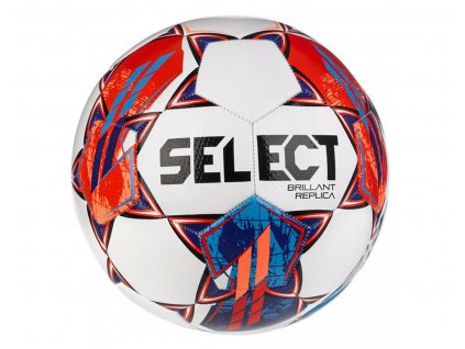 Fotbalový míč Select FB Brillant Replica bílo červená Velikost míče: 5