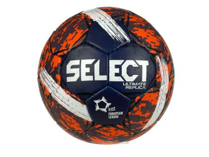 Házenkářský míč Select HB Replica EHF European League červeno modrá Velikost míče: 3