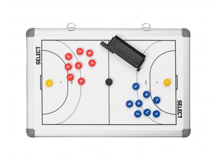 Taktická tabule Select Tactics board alu handball timeout bílá Velikost: ONE SIZE (Velikost ONE SIZE)