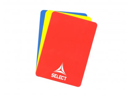 Karty pro rozhodčí Select Referee cards červená žlutá modrá Velikost: NS