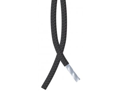 Pletené lano PES 10 mm, černé, volné