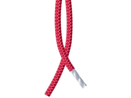 Pletené lano PES 10 mm, červené, volné
