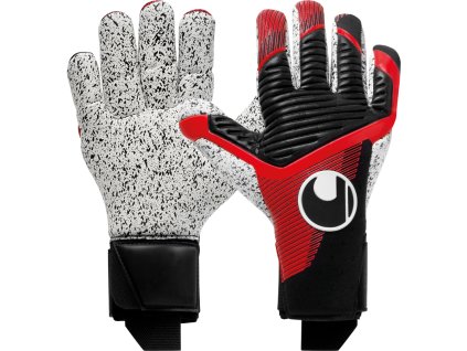 Uhlsport POWERLINE Supergrip+ Finger Surround černá/červená/bílá UK 8