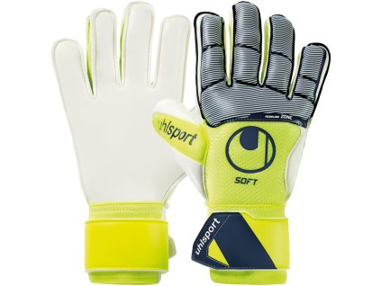 Uhlsport Soft Advanced tmavě modrá/žlutá/bílá UK 3,5