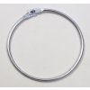 Spona na rozlišováky Select Metal rings for bibs stříbrná Velikost: NS (Velikost NS)