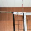 Volejbalová síť PP 3 mm, DVV1, černá, 6-bodové zavěšení