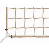 Záchytná síť proti pádu PP 5 mm, oko 100 mm, béžová, závěsná lana