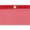 Sluneční prodyšná plachta PE 200 g/m2, zesílený lem, červená