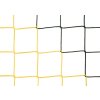 Ochranná sieť PP 4,0 mm, oká 120 mm, čierne a žlté pruhy