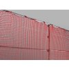 Bočná ochranná sieť PP 5 mm, 1,5 x 5,0 m, červená