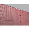 Bočná ochranná sieť PP 5 mm, 1,5 x 10,0 m, červená