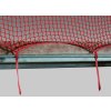Bočná ochranná sieť PP 5 mm, 2,0 x 5,0 m, rýchloupínacie popruhy, červená