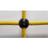 Lezecká sieť Herkules PES 16 mm, oká 50 cm, plastové gule, žltá