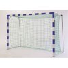 Hádzanárska bránka pre hádzanárske rukávy 3,0 x 2,0 m, skladacie sieťové oblúky, modro-strieborná