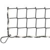 Záchytná síť proti pádu PP 5 mm, 5x10 m, černá, závěsná oka