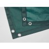 Prodyšná plachta PE 320 g/m2, 3 x 32 m, tmavězelená, nehořlavá úprava