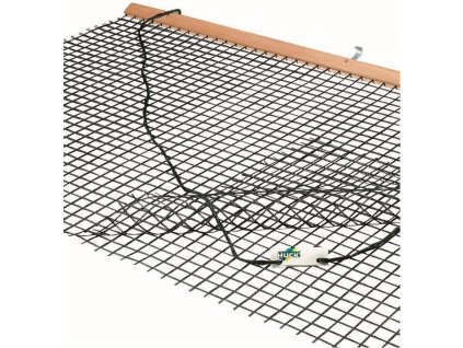Náhradná tenisová sieť na zametanie 2,00 x 1,50 m, oká 4 x 4 cm, dvojvrstvová, čierna