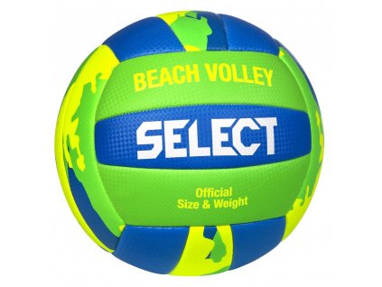 Volejbalová lopta Select VB Beach Volley Blue Green Veľkosť: 5