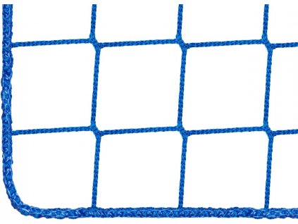 Bočná ochranná sieť PP 5 mm, oká 100 mm, modrá