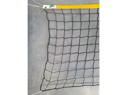 Sieť na plážový volejbal PE 2 mm, pre ihrisko 8,00 x 16,00 m, žltý okraj