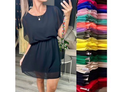 šifonové šaty ,,short,,  /barvy
