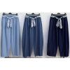 balonové kalhoty s opaskem ,,denim,,
