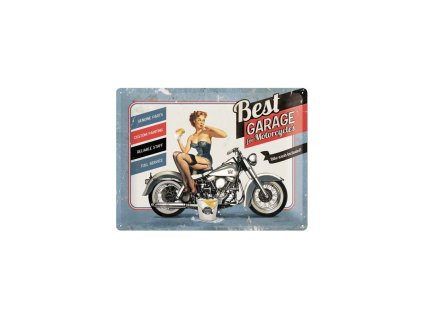 Retro cedule Best Garage For Motorcycles 40x30 cm