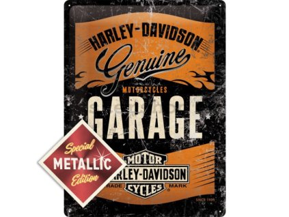 Plechová cedule - Harley-Davidson Garage (Special Edition) 30x40