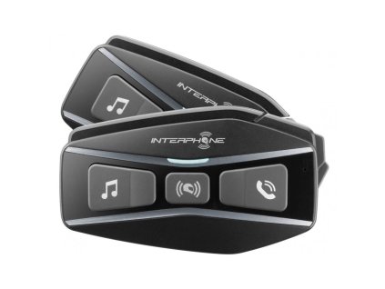 Bluetooth headset pro uzavřené a otevřené přilby Interphone U-COM16, Twin Pack