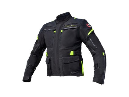 Pánská textilní moto bunda CYBER GEAR FOXTROT, Fluo