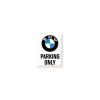 Originální plechová cedule pro motorkáře - BMW  PARKING ONLY