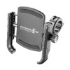 Univerzální držák na mobilní telefony Interphone Crab s úchytem na řidítka, černý