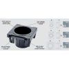 cnc plastova vlozka sk 50 iso 50 typ e3