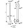 ockoplochy klic 17 mm din 3113