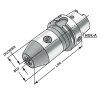 drzak hsk63a s vrtaci hlavickou 1 13 mm