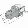 upinac hsk63a weldon pr 10 mm