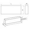 podlozka brousena 18 x 60 x 150 mm vp 100