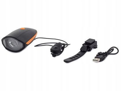 Verk 14225 Cyklo LED osvětlení s klaksonem USB