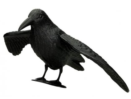 ISO 6555 Odpuzovač holubů a ptáků Havran 38 cm