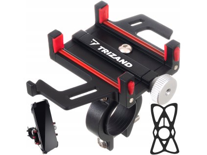 Trizand 18313 Držák mobilního telefonu na řídítka ALU černý