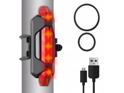 Trizand 18671 Zadní světlo USB 2x LED