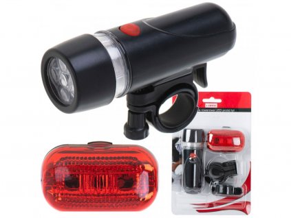 122684 kik kx5051 led svetlo pro jizdni kola predni a zadni