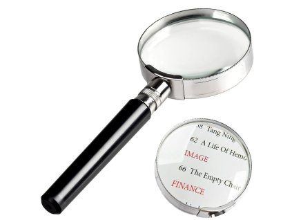 eng pl Classic reading glass 100mm 374 1