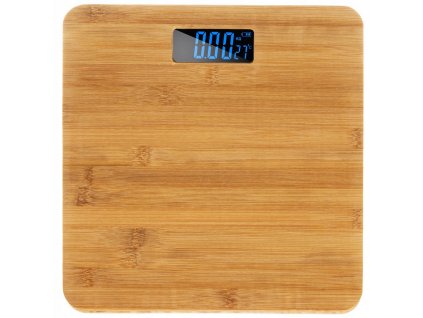 Digitální osobní váha 180 kg bambus