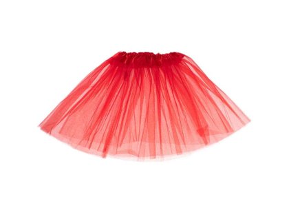 Spodniczka tiulowa tutu kostium stroj czerwona 108080(2) 680x680