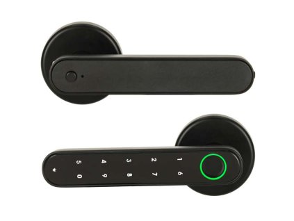 Zamek elektroniczny do drzwi klamka na kod odcisk palca bluetooth 153938 680x680