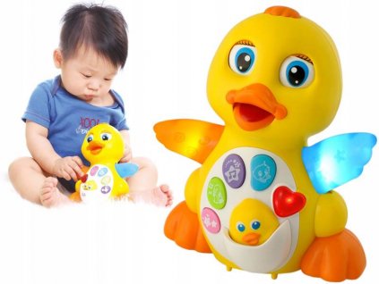 Huile Toys 6287 Interaktivní kačenka s mávajícími křidélky