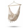 KIK KX7938 Závěsná houpací síť Hamaka Brasil béžová